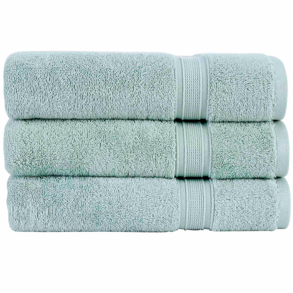Christy Serene Combed Cotton Towel - Duck Egg
