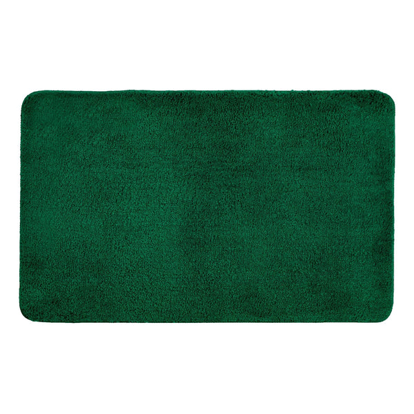 Antron Luxury Non-Slip Bath Mat - Dark Green