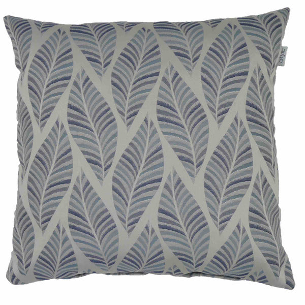 Metz Leaf Cushion Cover - Blue