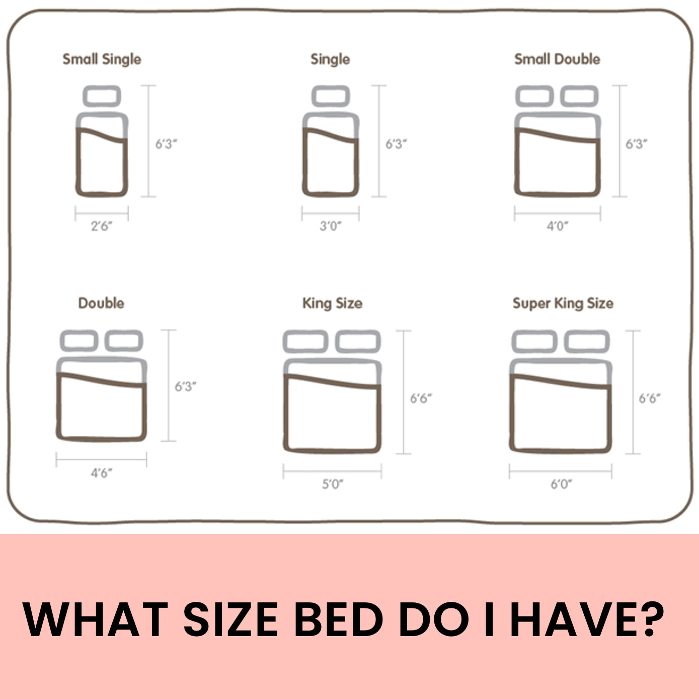 UK Bed Sizes - What size bed do I have? – Williamsons Factory Shop