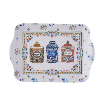 Tea Tins Scatter Tray - Multi