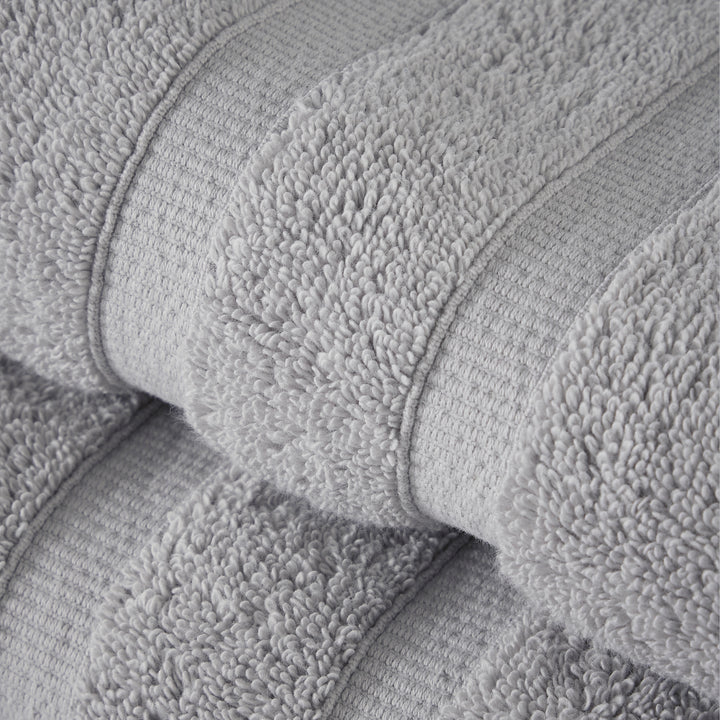 Christy Signum Combed Cotton Towel - Dove Grey - Williamsons Factory Shop