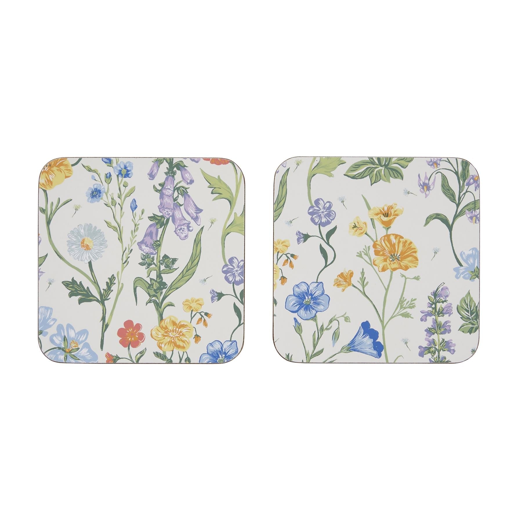Cottage Garden Coasters 4 Pack - Multi – Williamsons Factory Shop
