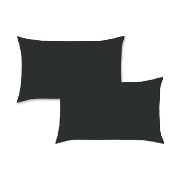 Easy Iron Percale Pillowcase Pair - Black