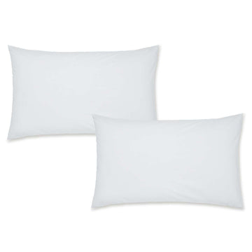 Easy Iron Percale Pillowcase Pair - White
