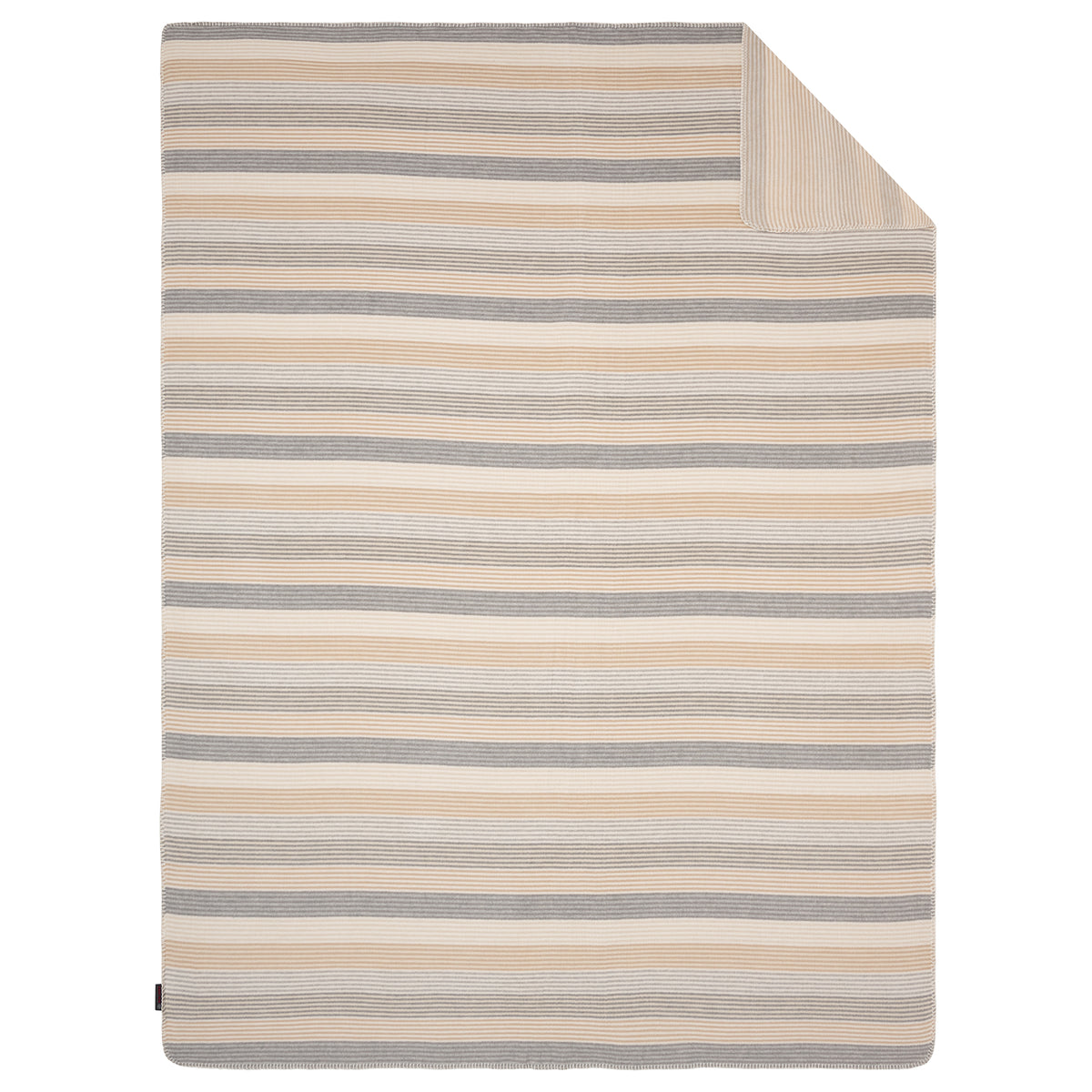 Ibena Almada Luxury Blanket - Beige/Grey - Williamsons Home