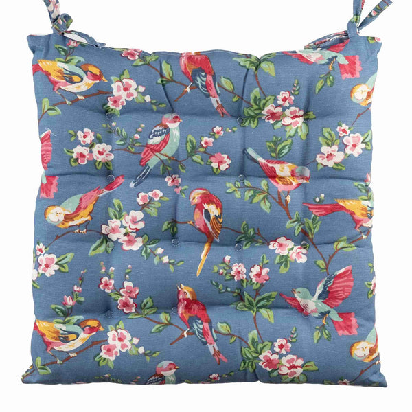 Songbirds Navy Seat Pad