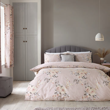 Canterbury  Duvet Cover Set - Blush Pink