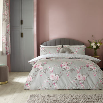 Canterbury Duvet Cover Set - Grey