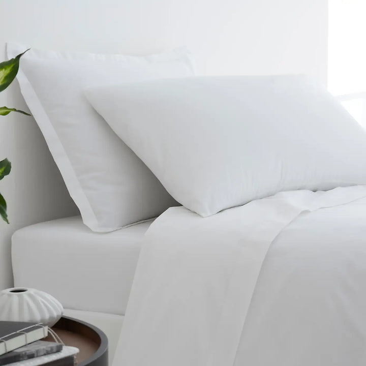 Riggs Infinity Cotton Duvet Cover - White - Williamsons Factory Shop
