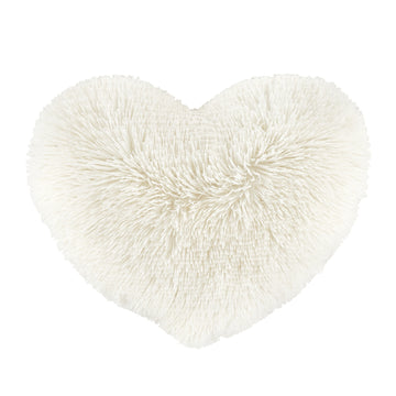 Cuddly Heart Cushion - Cream