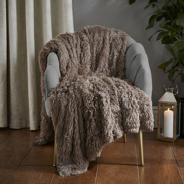 Cuddly Blanket Throw - Natural