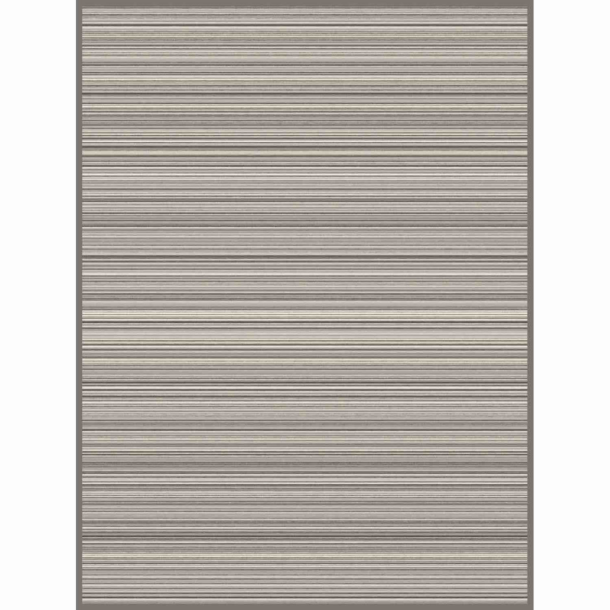 Ibena Malang Luxury Blanket - Grey Stripe - Williamsons Home