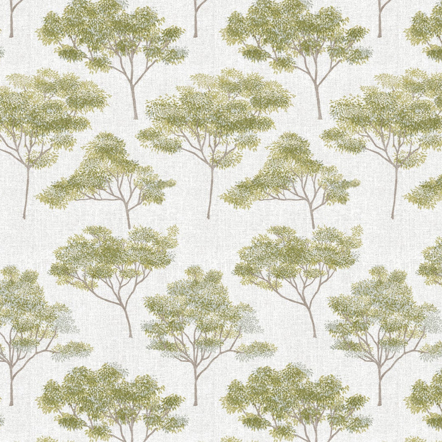 Green Trees Vinyl Oil Cloth