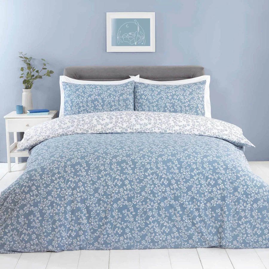 Sade Duvet Cover Set - Blue