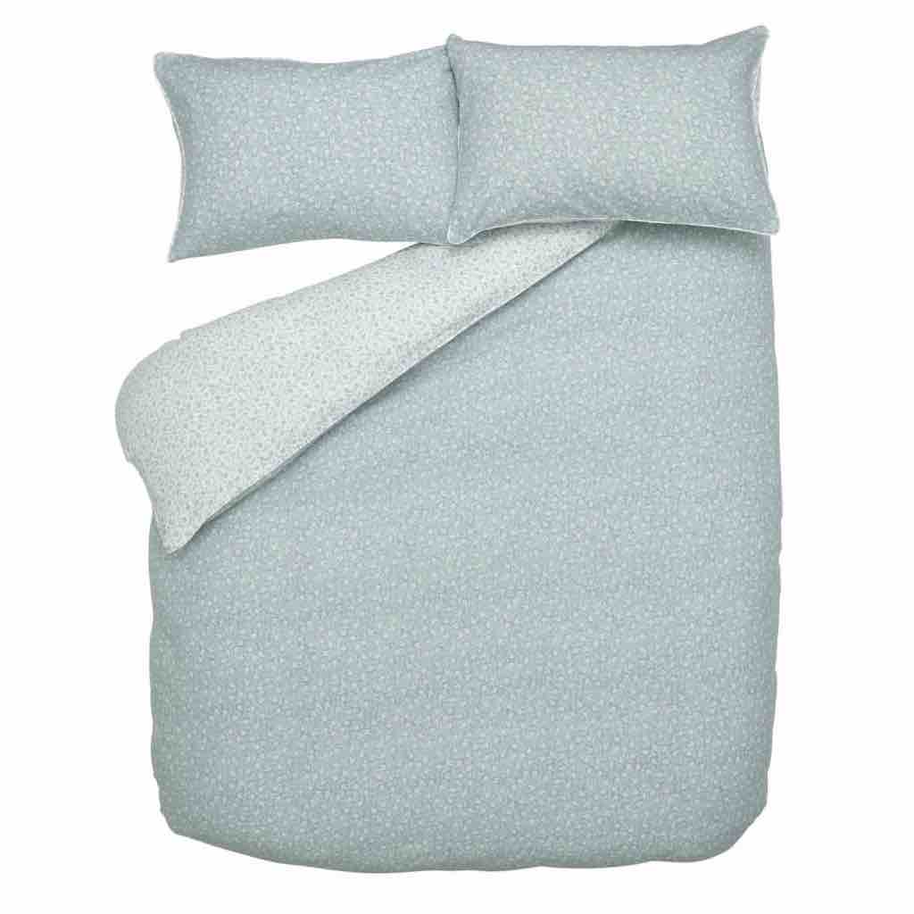 Laura Ashley Campion Brushed Cotton Duvet Set - Pale Seaspray