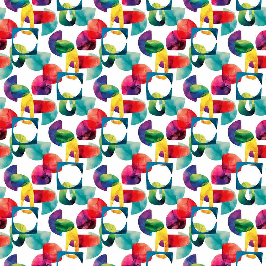 Retro Brights Vinyl Oil Cloth - Williamsons Factory Shop
