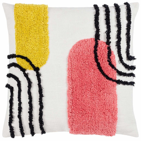 Elmer Cotton Tufted Cushion Cover - Citrus - Williamsons Factory Shop