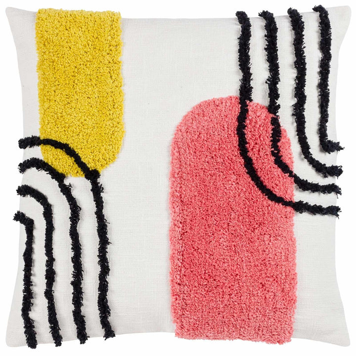 Elmer Cotton Tufted Cushion Cover - Citrus - Williamsons Factory Shop