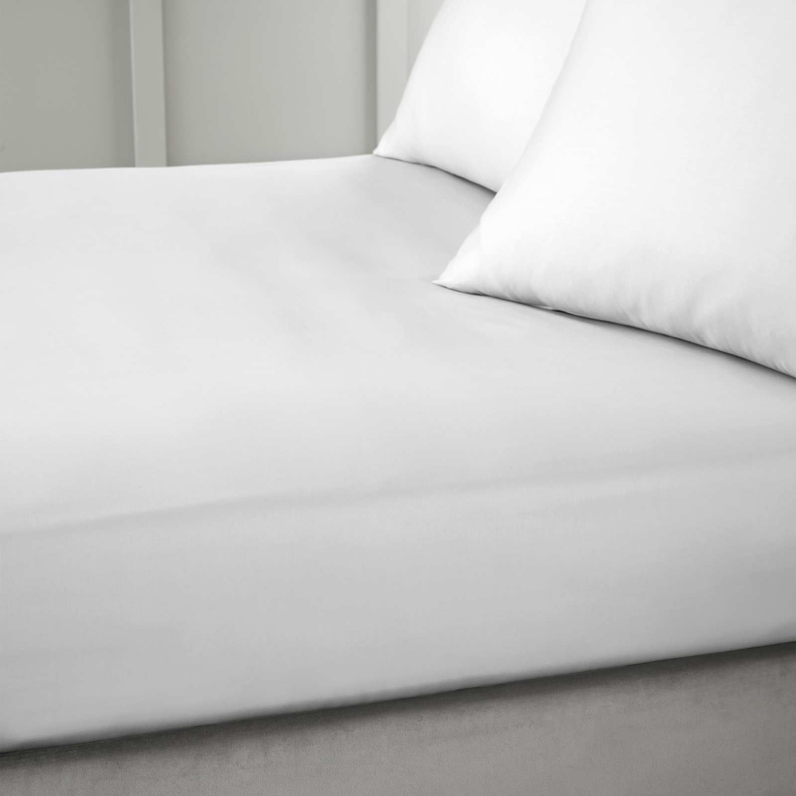 400TC Cotton Sateen Extra Deep Sheet (36cm) - Dove Grey – Williamsons ...