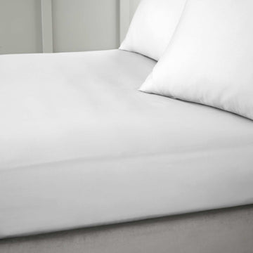 400TC Cotton Sateen Extra Deep Sheet (36cm) - Dove Grey