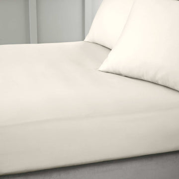 Lençol Extra Fundo em Cetim de Algodão 400 TC (36 cm) - Ostra