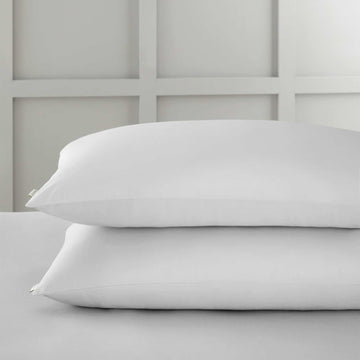 400TC Cotton Sateen Pillowcase Pair - Dove Grey