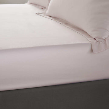 Silky Soft Satin Fitted Sheet (30cm) - Blush Pink
