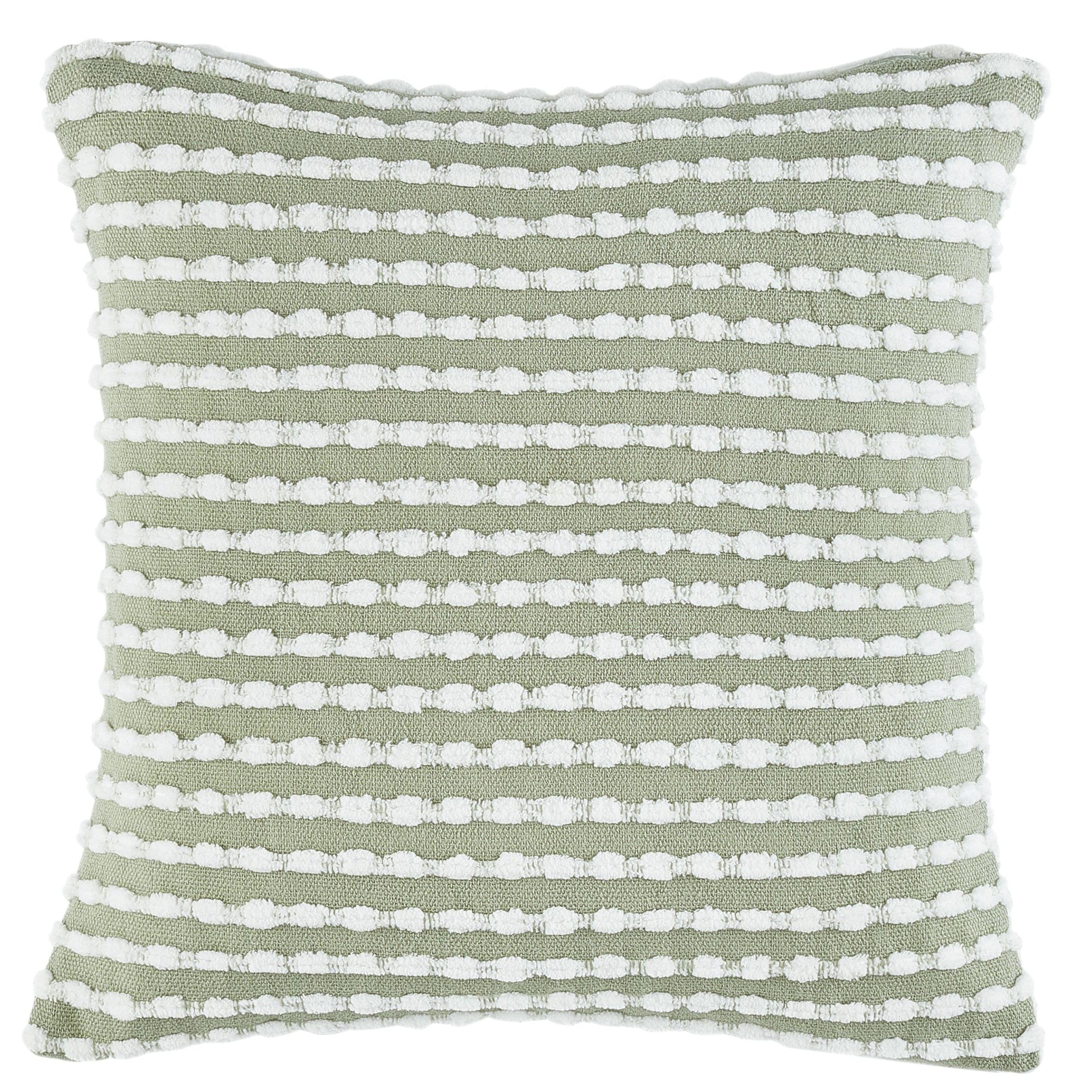 Stab Stitch Cushion - Sage Green – Williamsons Factory Shop