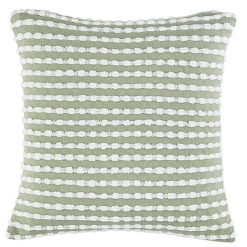 Coussin à surpiqûres - Vert sauge
