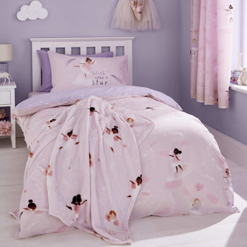 Dancing Fairies Duvet Cover Set - Pink