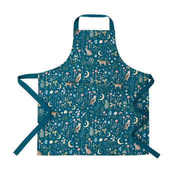 Enchanted Twilight Animals Apron - Green