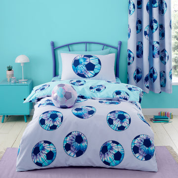 Parure de Couette Football Tie-Dye - Lilas