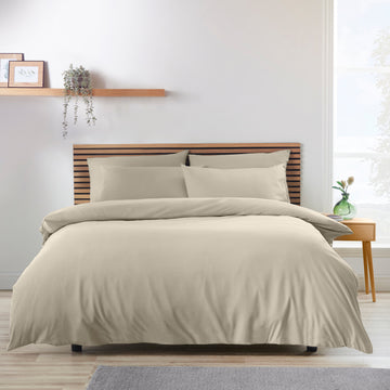 So Soft Non Iron Duvet Cover Set - Natural