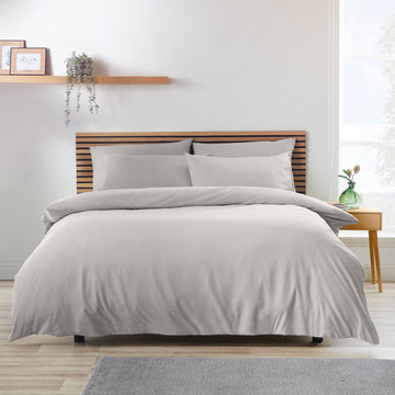 So Soft Non Iron Duvet Cover Set - Grey