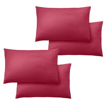 So Soft Non Iron Pillowcase (Pack of 4) - Hot Pink