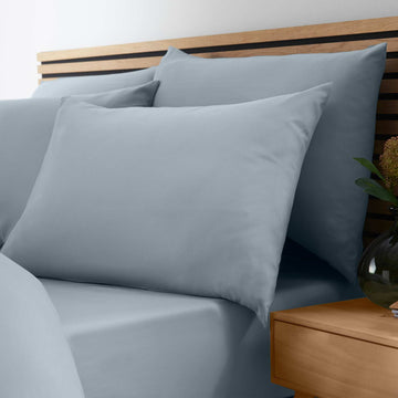 Drap-housse infroissable ultra-doux (30 cm) - Gris ardoise