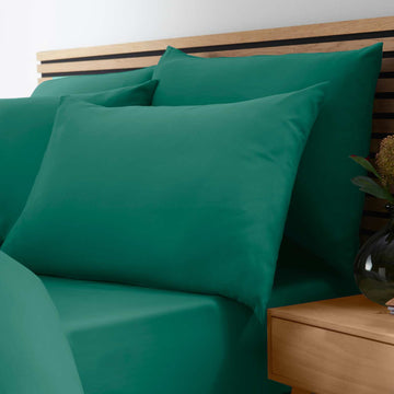 So Soft Non Iron Fitted Sheet (30cm) - Teal Green