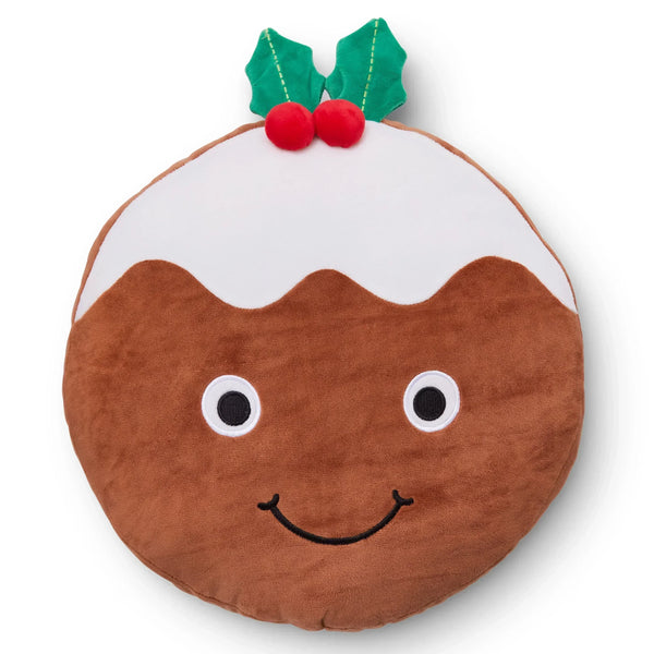 Christmas Pudding Cushion - Brown