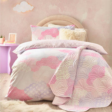 Soft as a Cloud Duvet Cover Set - Pink