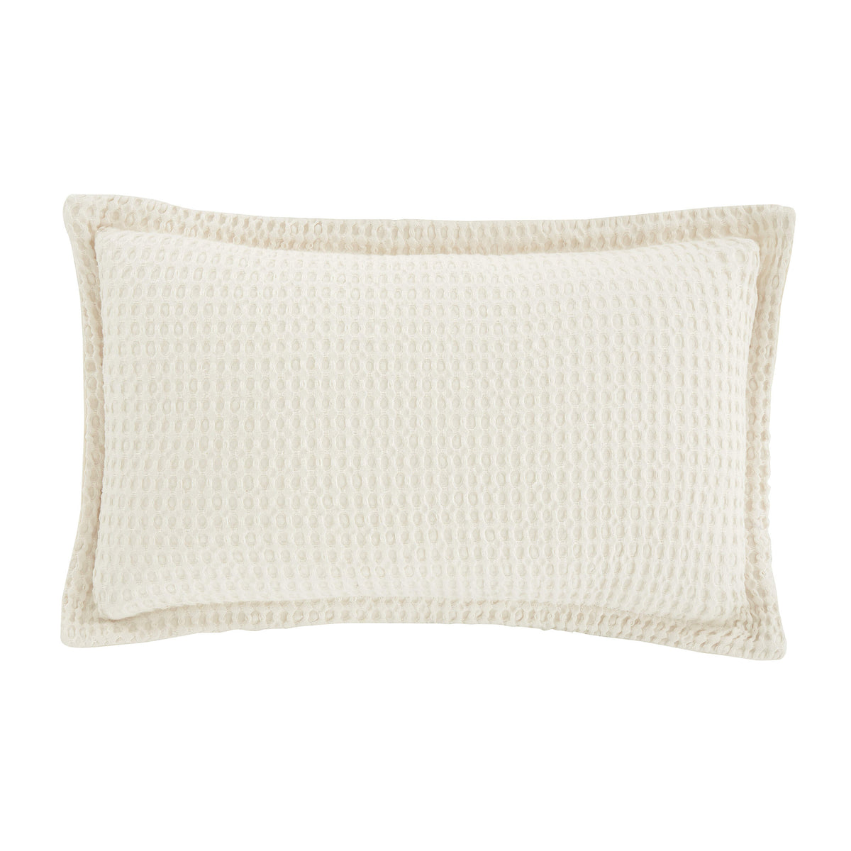 Pineapple Elephant Jaipur Chunky Waffle Cushion - Natural
