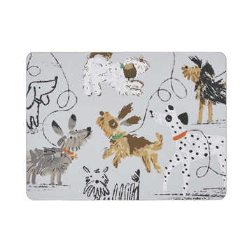 Lot de 4 sets de table Dog Days - Gris