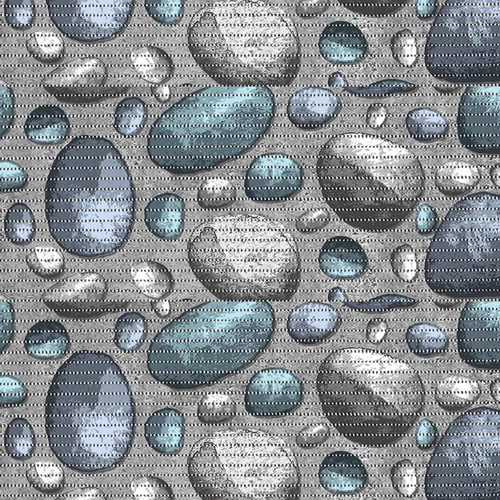 Blue Pebbles Non-Slip Shower Aqua Mat - Williamsons Factory Shop