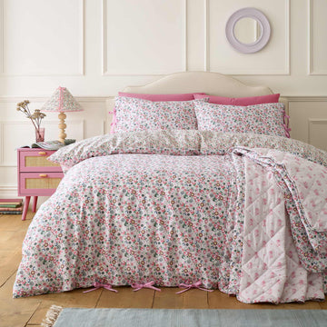 Cath Kidston Pearly Queen Ditsy Duvet Cover Set - Pink