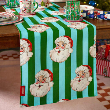 Santa Table Runner - Bright