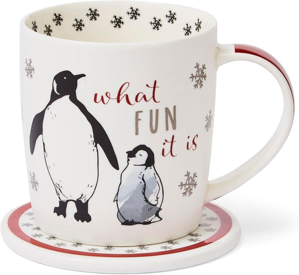 What Fun Mug & Coaster Set - Williamsons Factory Shop