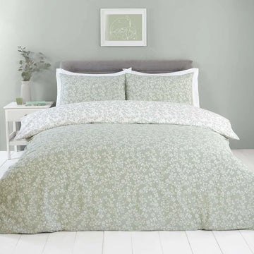 Sade Duvet Cover Set - Green