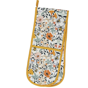 Bee Bloom Double Oven Glove - Multi