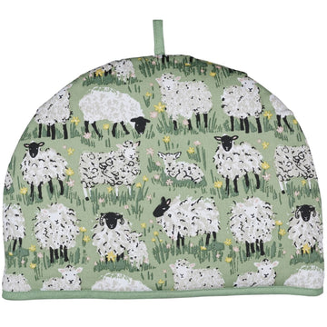 Woolly Sheep Tea Cosy - Green