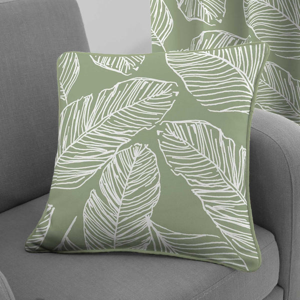 Fusion Matteo Cushion Cover - Green - Williamsons Factory Shop